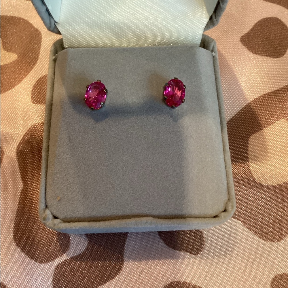 Pink Stud Classy Earrings - BRAND NEW IN BOX